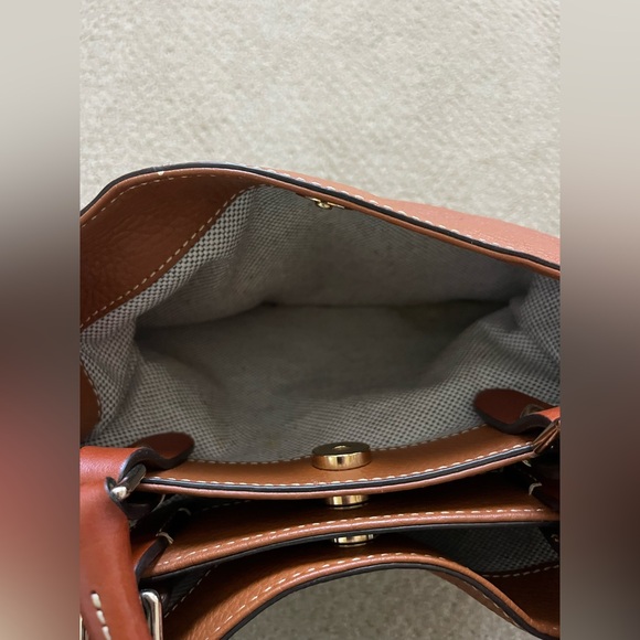 Dooney & Bourke Pebble Grain Brenna in Caramel - Picture 12 of 14